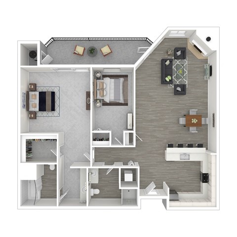 9 Ten North 2 Bed 2 Bath B Floor Plan